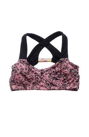 Capezio T10719C Betsey Reversible Crop Bra