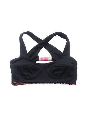 Capezio T10719C Betsey Reversible Crop Bra Reversible