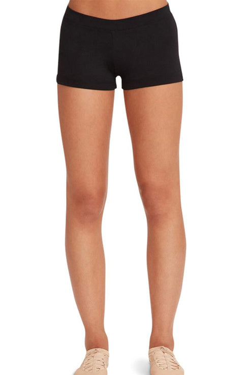 Capezio TB113C Child Low Rise Boy Cut Black Shorts