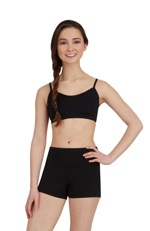 Capezio TB130 Adult Black Gusset Dance Short