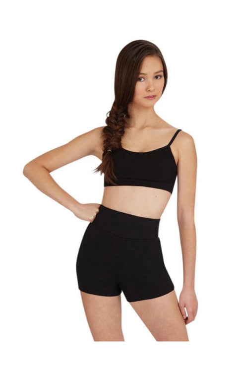 Capezio TB131 High Waisted Shorts Black
