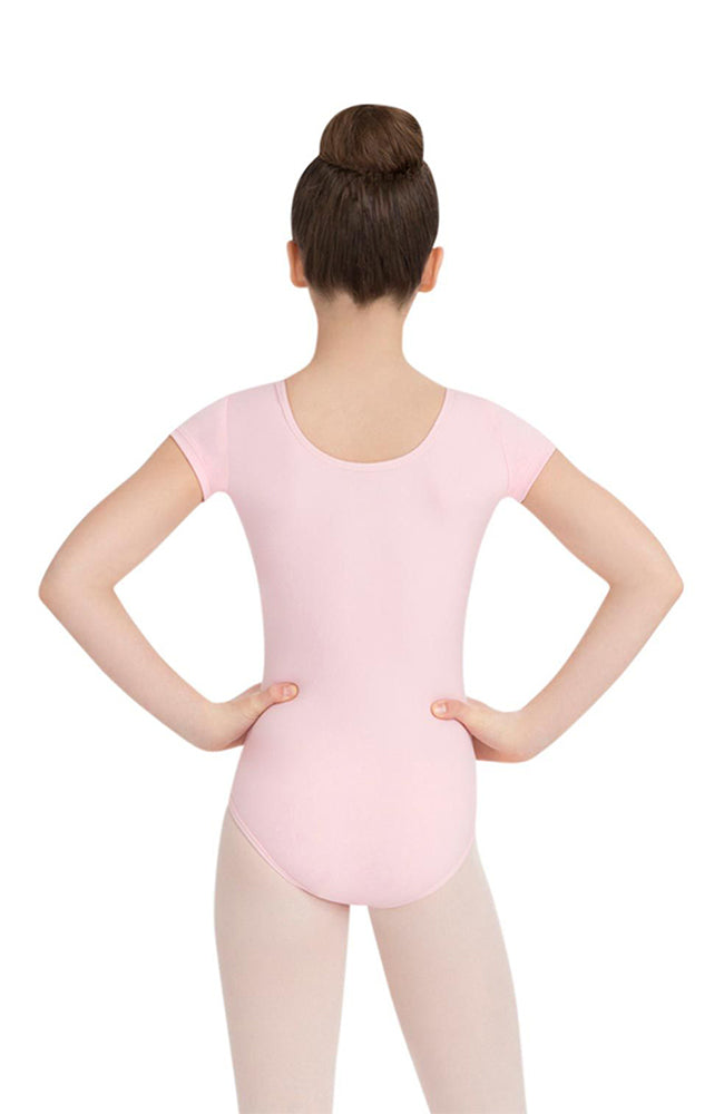 Capezio TB132C Child Pink Short Sleeve Bodysuit