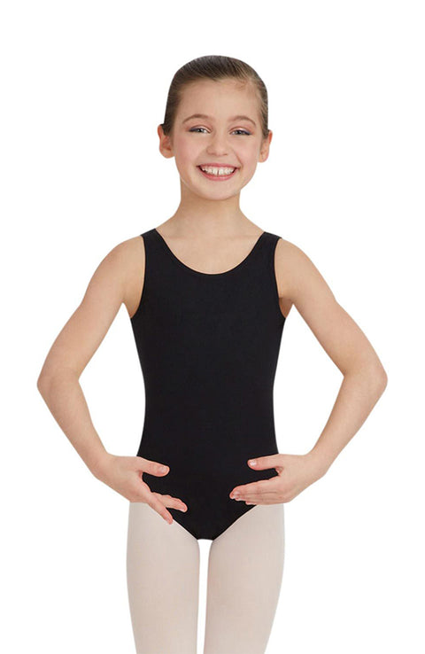 Capezio TB142C Child Black Tank Bodysuit