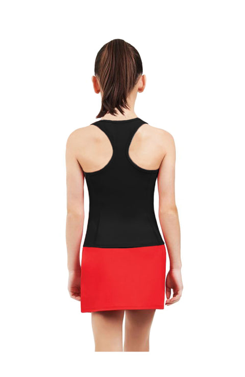Capezio TB256W Racerback Tank Top Black Back