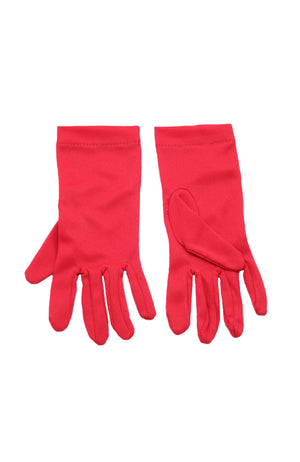 Child Nylon Gloves B1 Red