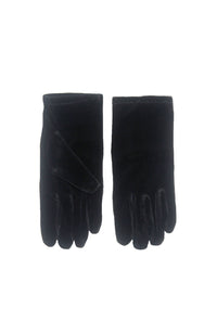 Costume Glove Collection Velvet Unisex 9.5 Inches BLK