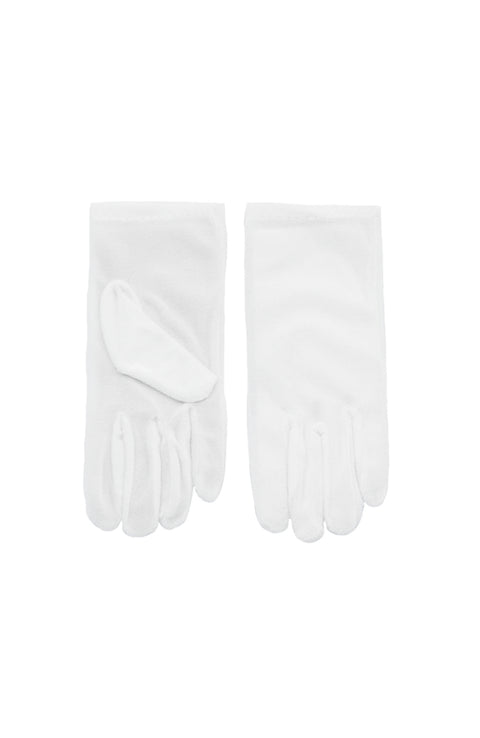 Costume Glove Collection Velvet Unisex 9.5 Inches WHT