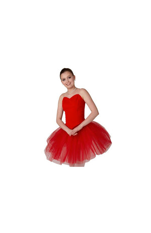 Dancewear 74906 Short Tutu With Briefs Red