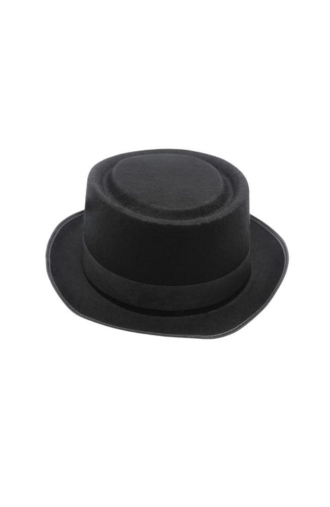 Dancewear HW66360 Black Pork Pie Hat Standard