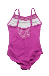 Danshuz 2730C Pink Blast Cami Lace Bodysuit Back