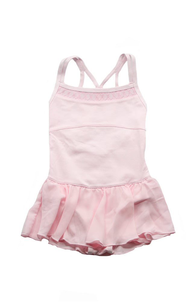Danshuz DanzNMotion 19201C Camisole Dress With Embroidery Pink Front