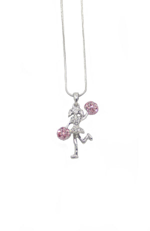 Dasha 2787PK Cheerleader Necklace Pink