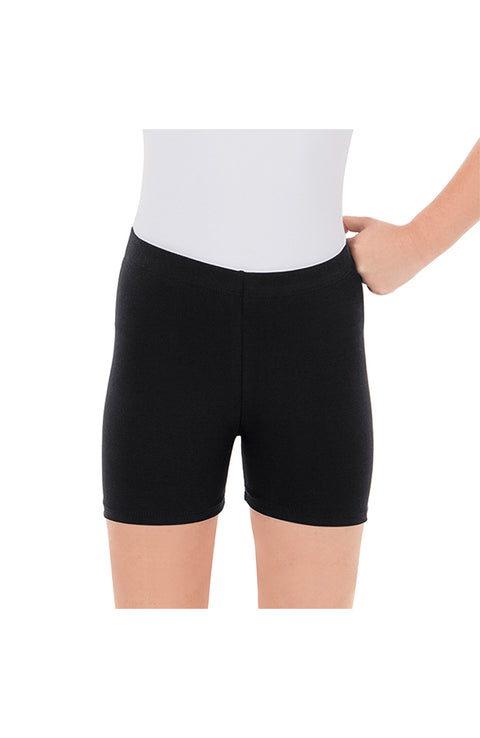 Eurotard 10262 Mid Thigh Long Shorts Black