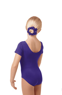 Eurotard 1043 Child Purple Short Sleeve Bodysuit