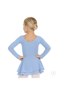 Eurotard 10465 Long Sleeve Dance Dress Light Blue