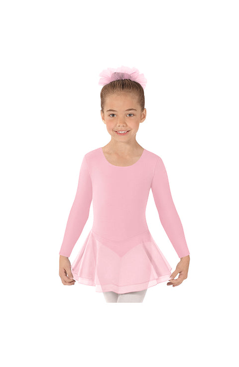 Eurotard 10465 Long Sleeve Dance Dress PNK