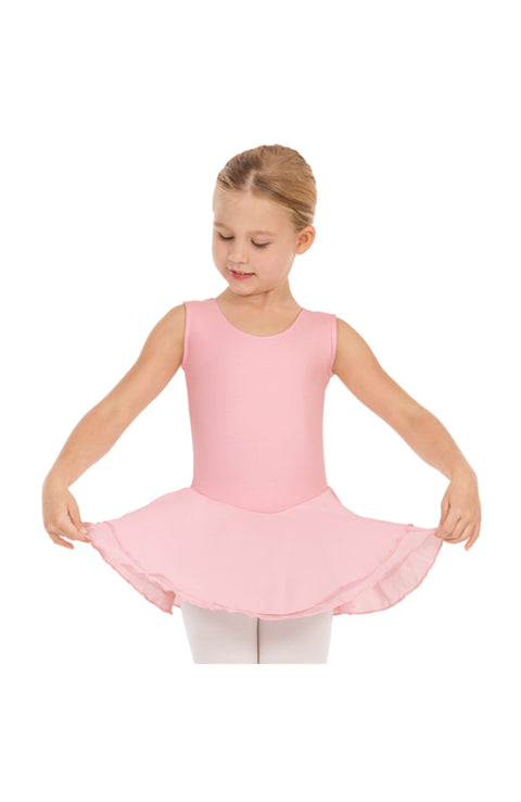 Eurotard 10466 Double Skirt Tank Dance Dress Pink