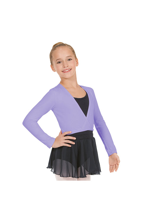 Eurotard 10523C Long Sleeve Wrap Sweater Lilac