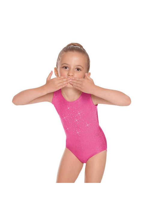 Eurotard 29189 Fuchsia Stardust Gymnastic Bodysuit