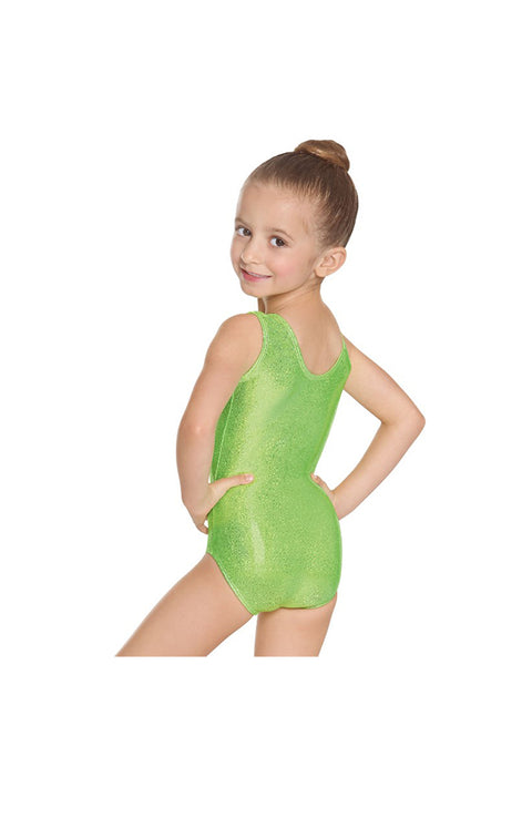 Eurotard 29189 Lime Stardust Gymnastic Bodysuit