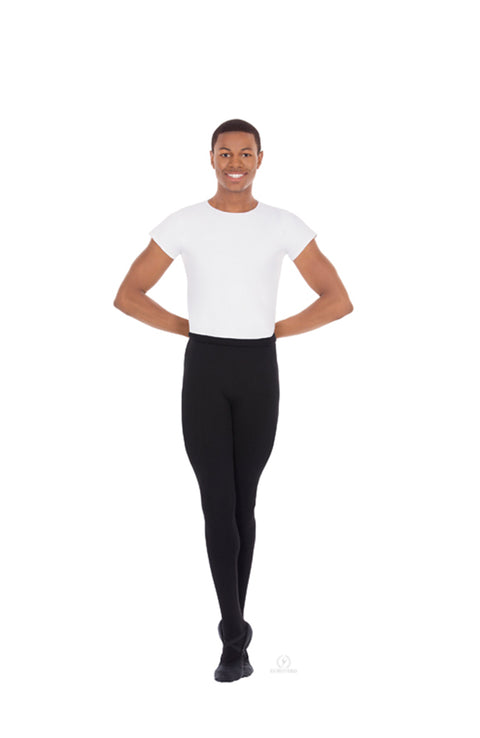 Eurotard 34943 Mens Black Footed Dance Tights