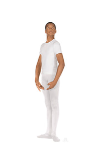 Eurotard 34943 Mens White Footed Dance Tights