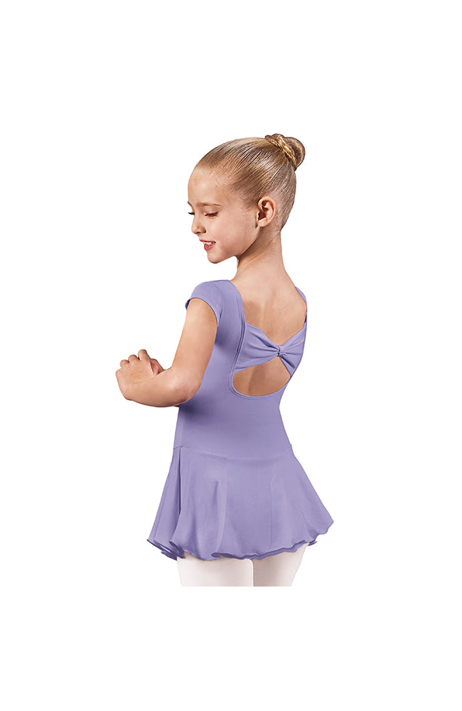 Eurtoard 44285 Bow Back Cap Sleeve Dance Dress Lilac