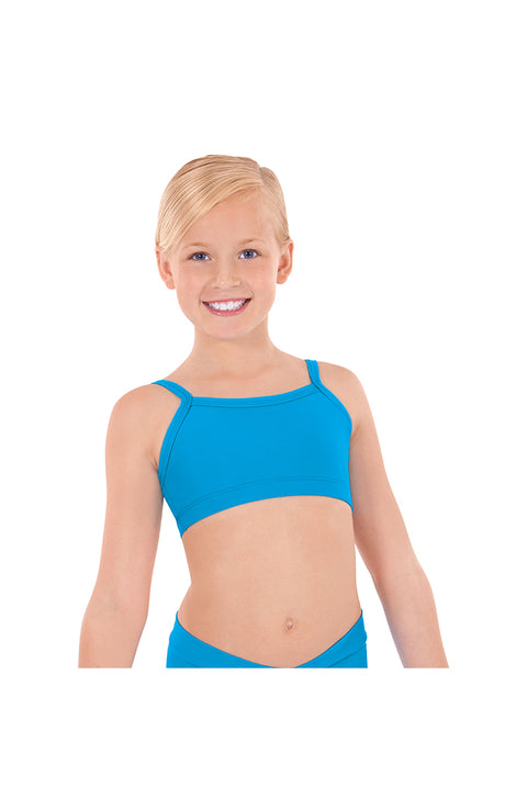 Eurotard 44561 Front Lined Camisole Bra Top Turquoise