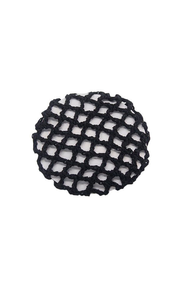 FH2 AZ0031 Crochet Bun Cover Black