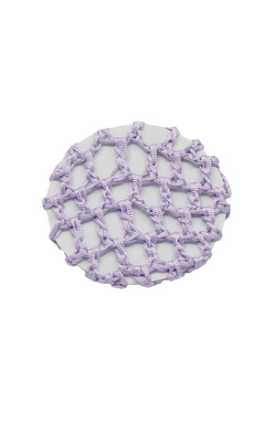 FH2 AZ0031 Crochet Bun Cover Lilac