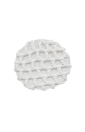 FH2 AZ0031 Crochet Bun Cover White
