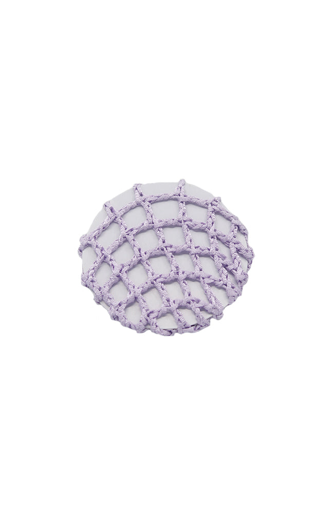 FH2 AZ0031-1 Crochet Bun Cover Small Lilac