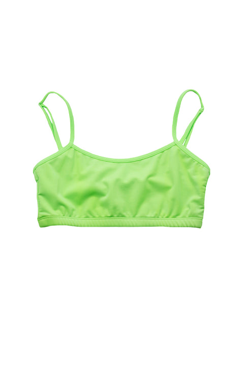 Gia Mia G195 Neon Green Bra Top
