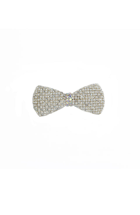 Glitter Pie Beaded Bow