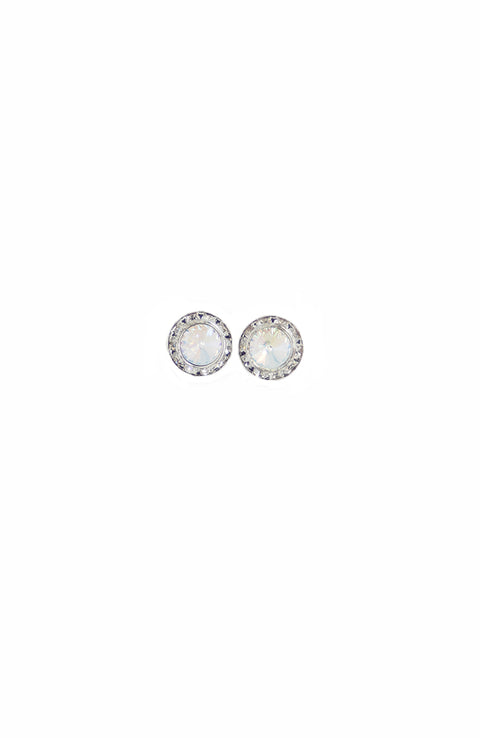 Glitter Pie Iridescent Pierced Earrings