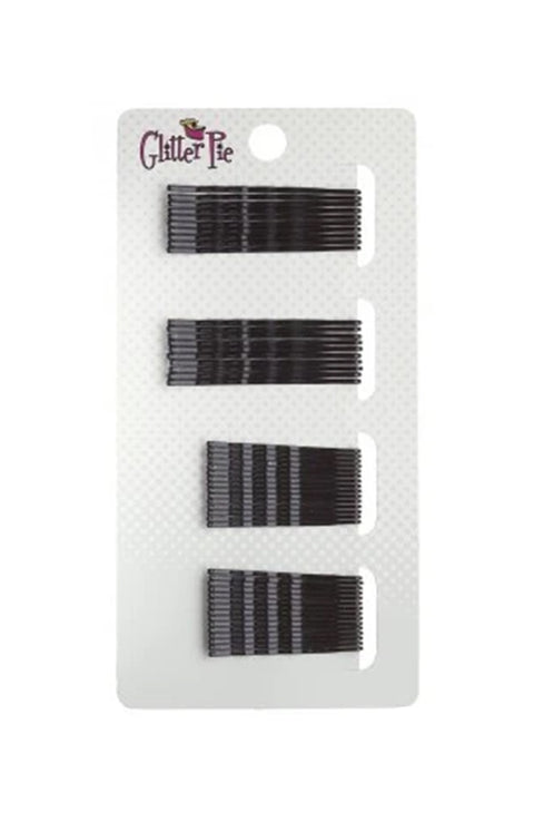 Glitter Pie HT991 Mixed Size Pins Black