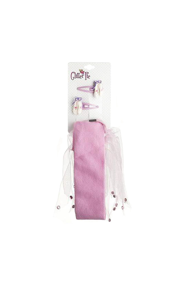 Glitter Pie HTS04 Ballerina Hairband Clip Combo Pack