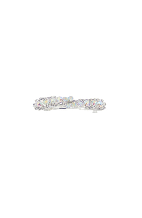Glitter Pie P20808 AB and Clear Swish Barrette