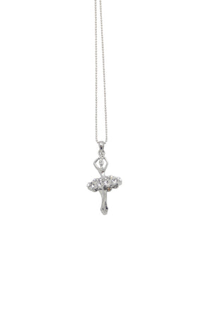 Glitter Pie ST40060 Necklace with Ballerina Rhinestone