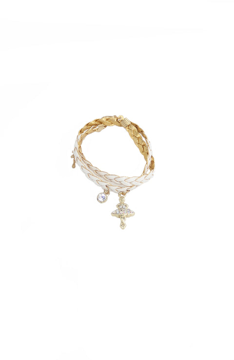 Glitter Pie Woven Bracelet