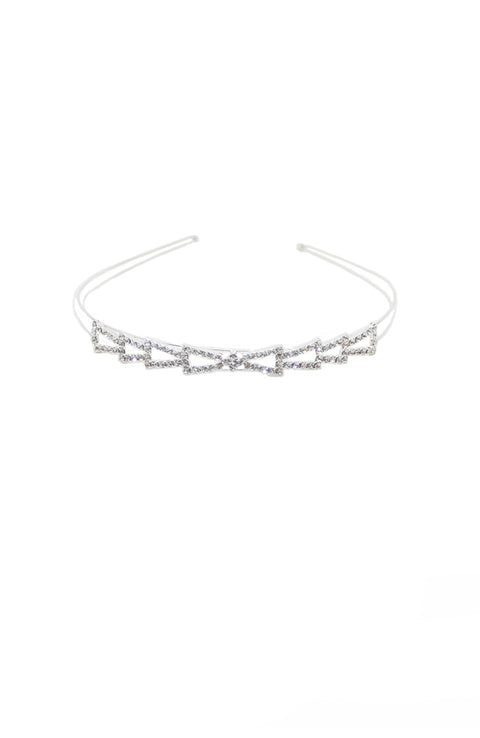 Rhinestone Triangle Bow Headband