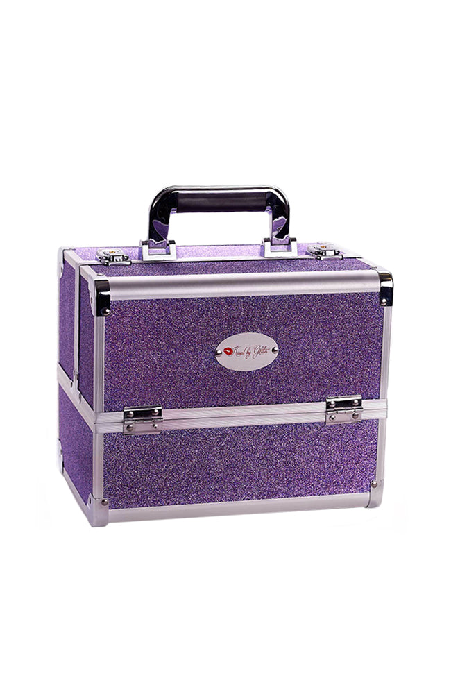 Kissed By Glitter DS1003T Makeup Tackle Case Sparkly Purple