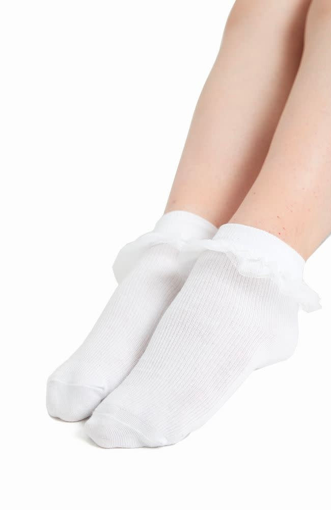 White Poodle Socks