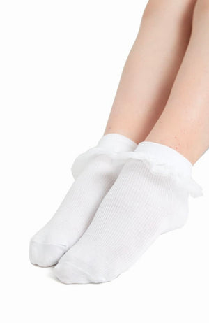 Mondor 169 Child White Frill Socks