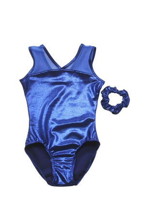 Mondor 17891 4B Iolite Blue Tank Mesh Gym Bodysuit