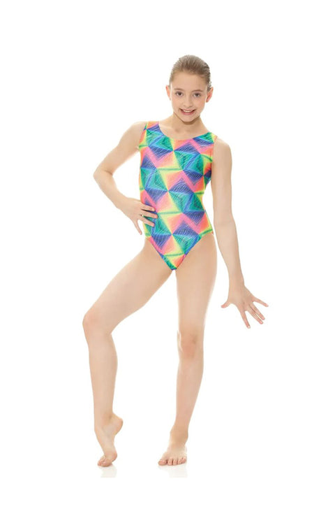 Mondor 27822 4D Art Deco Tank Gymnastic Bodysuit