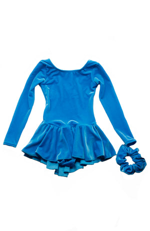 Mondor 2850 Long Sleeve Skate Dress Turquoise