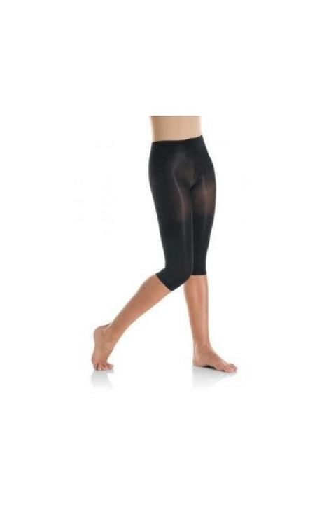 Mondor 327 Black Lowrise Capri Tights