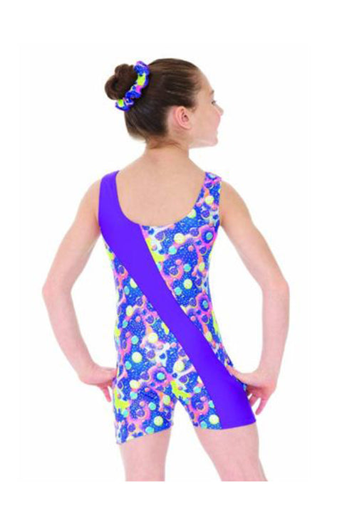 Mondor 37885 8P Sparkling Tank Gymnastic Biketard Back