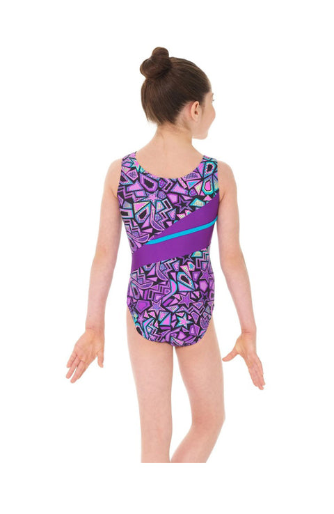 Mondor 47872 CS Cosmic Shapes Gymnastic Tank Bodysuit Back